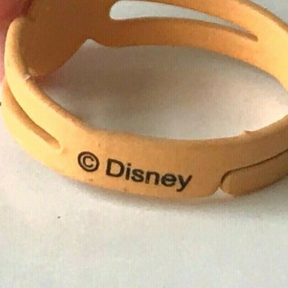 Disney Mickey Mouse Ears Ring Size 5 6 7 Macaroon Snacks Pink Peach - Picture 8 of 9